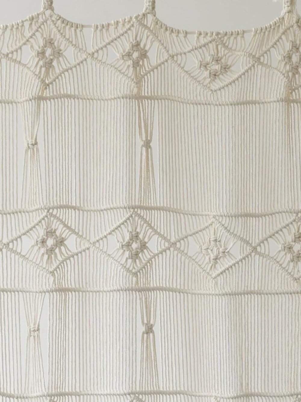 Macrame Curtain Handmade Woven Divider Doorway window Curtain 42"W*75"L - Picture 6 of 7